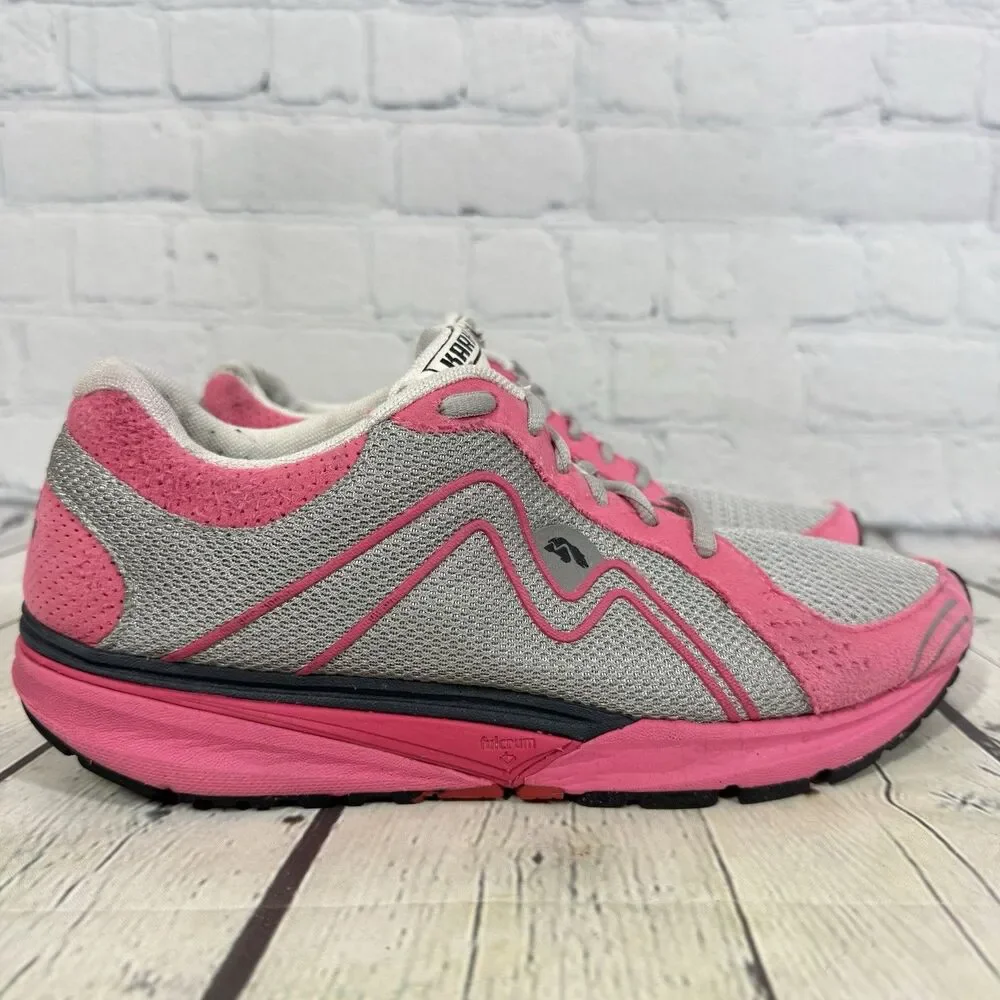 Karhu Fast4 Womens 8.5 Pink Gray Fulcrum Running Shoes F200091 Retro Sneakers